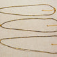 Black &amp; Gold Japanese Silk Necklace - P'tit Lu Zircon