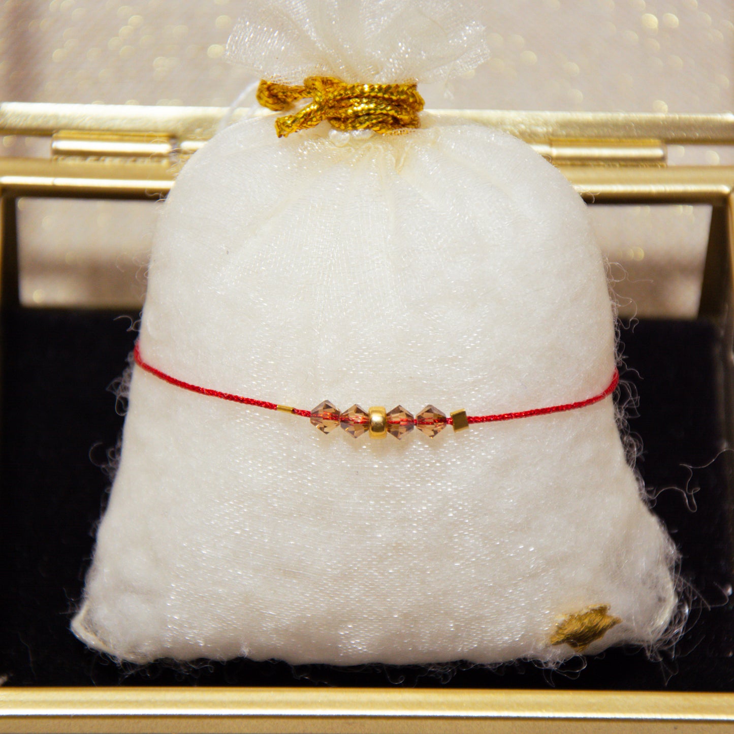 Japanese Silk Bracelets - Swarovski Crystals