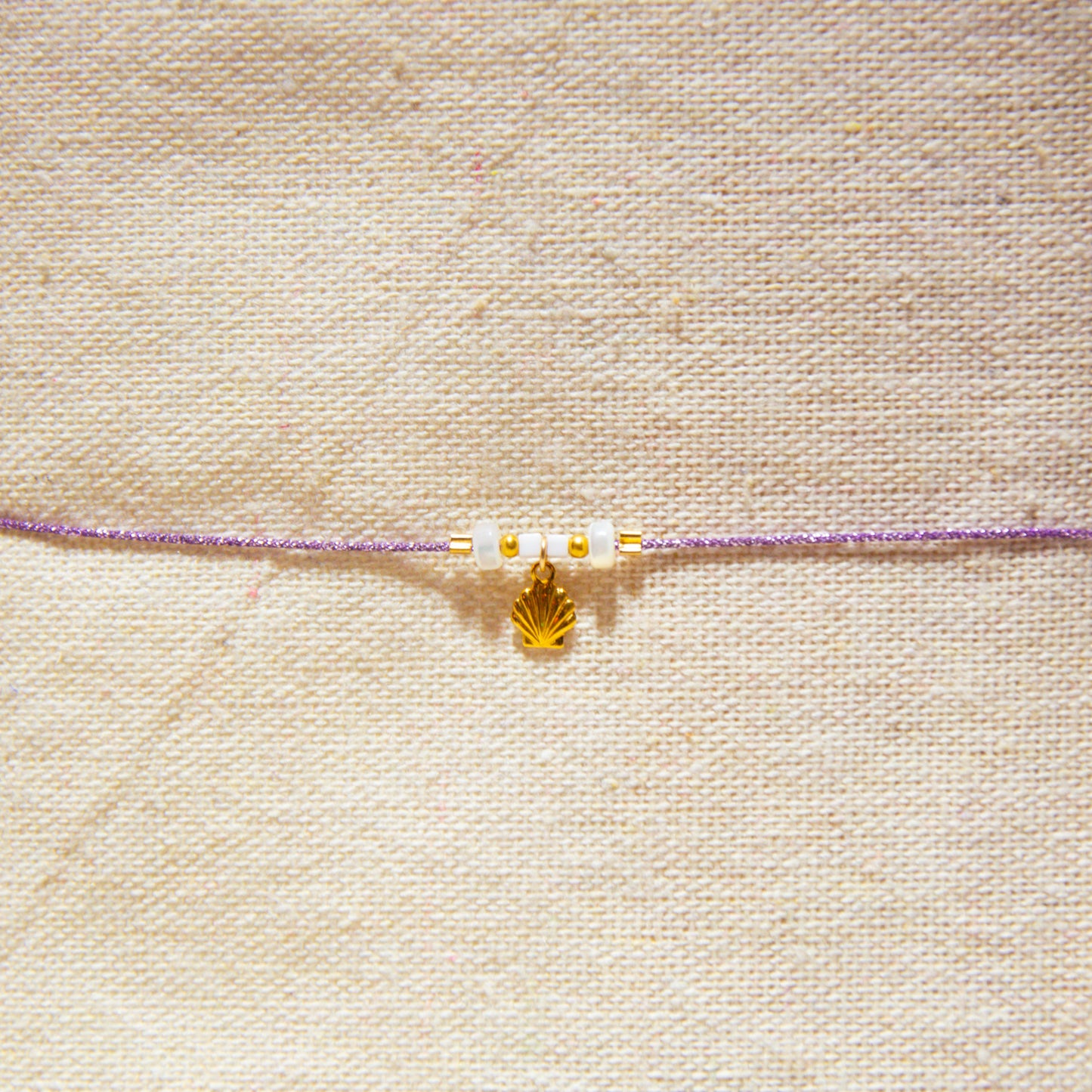 Bracelets Soie Japonaise - Collection Violet Brillant