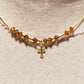 Cotton Cord Necklace - Cross &amp; Swarovski Crystals